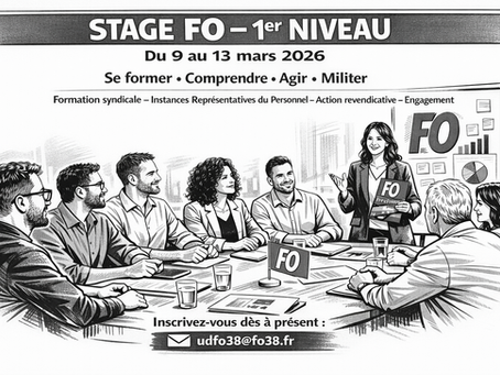 📖STAGE FO 1er NIVEAU | du 9 au 13 mars 2026 | UL BOURGOIN JALLIEU