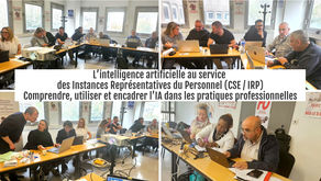 FORMATION : L’intelligence artificielle au service des Instances Représentatives du Personnel (CSE / IRP)