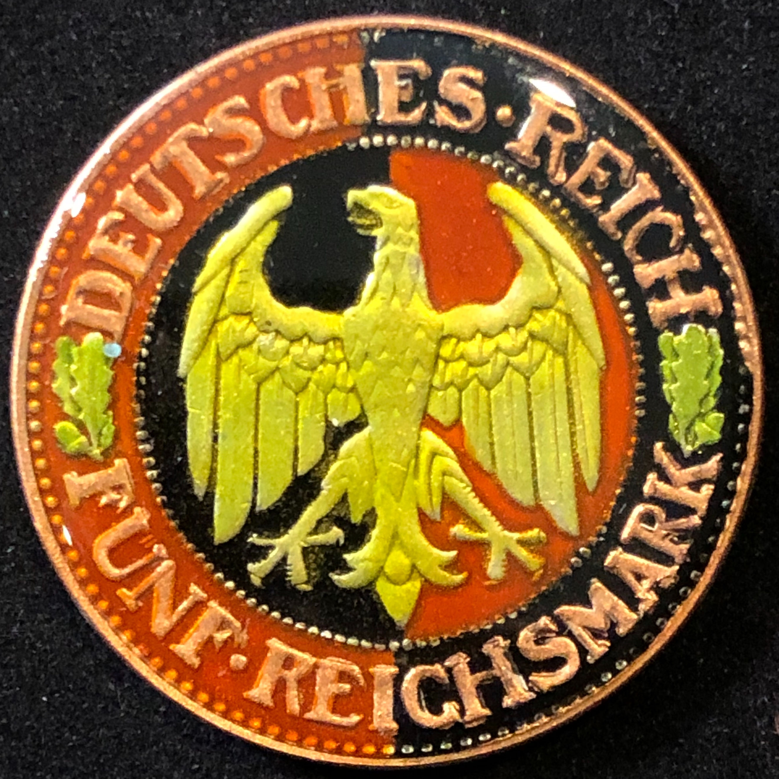 GERMANY - 5 DEUTCHESMARK 1927