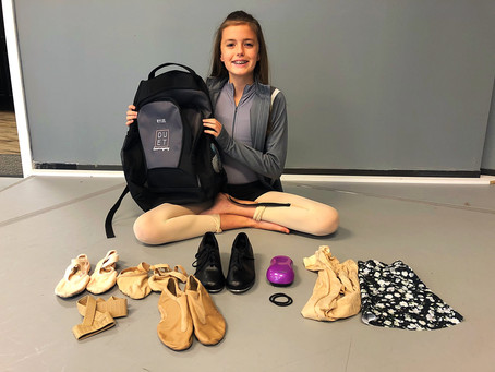 What's in a company dancer's bag?