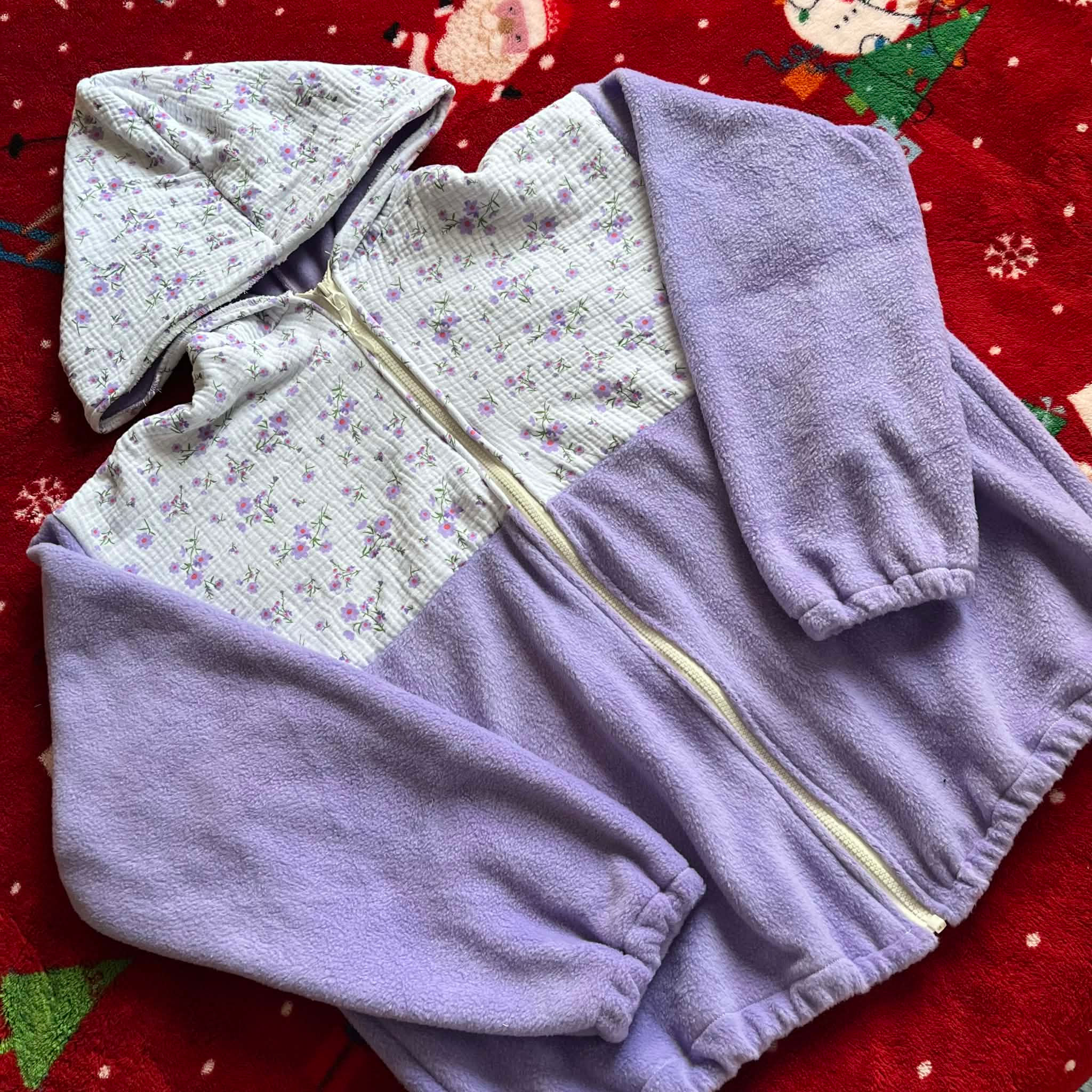 Floral Lilac Hoodie