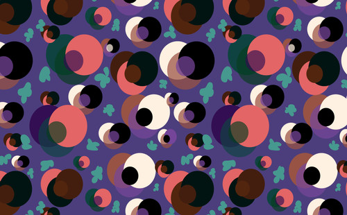 Clusered Pattern Clotted | grapespatternco
