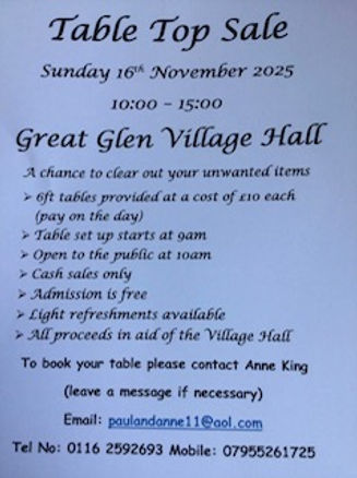 Table top sale 16.11.25.JPG