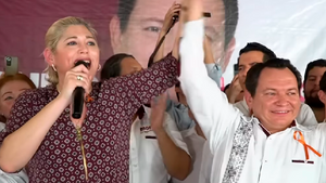 Verónica Camino dejó claro su apoyo a Huacho Díaz Mena