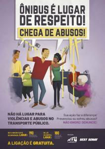 Campanha contra o assédio no transporte