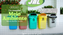 Grupo JAL celebra o Dia Mundial do Meio Ambiente com foco em sustentabilidade