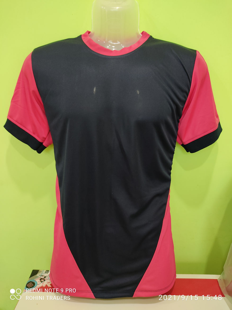 Thumbnail: Polyester round neck T shirt