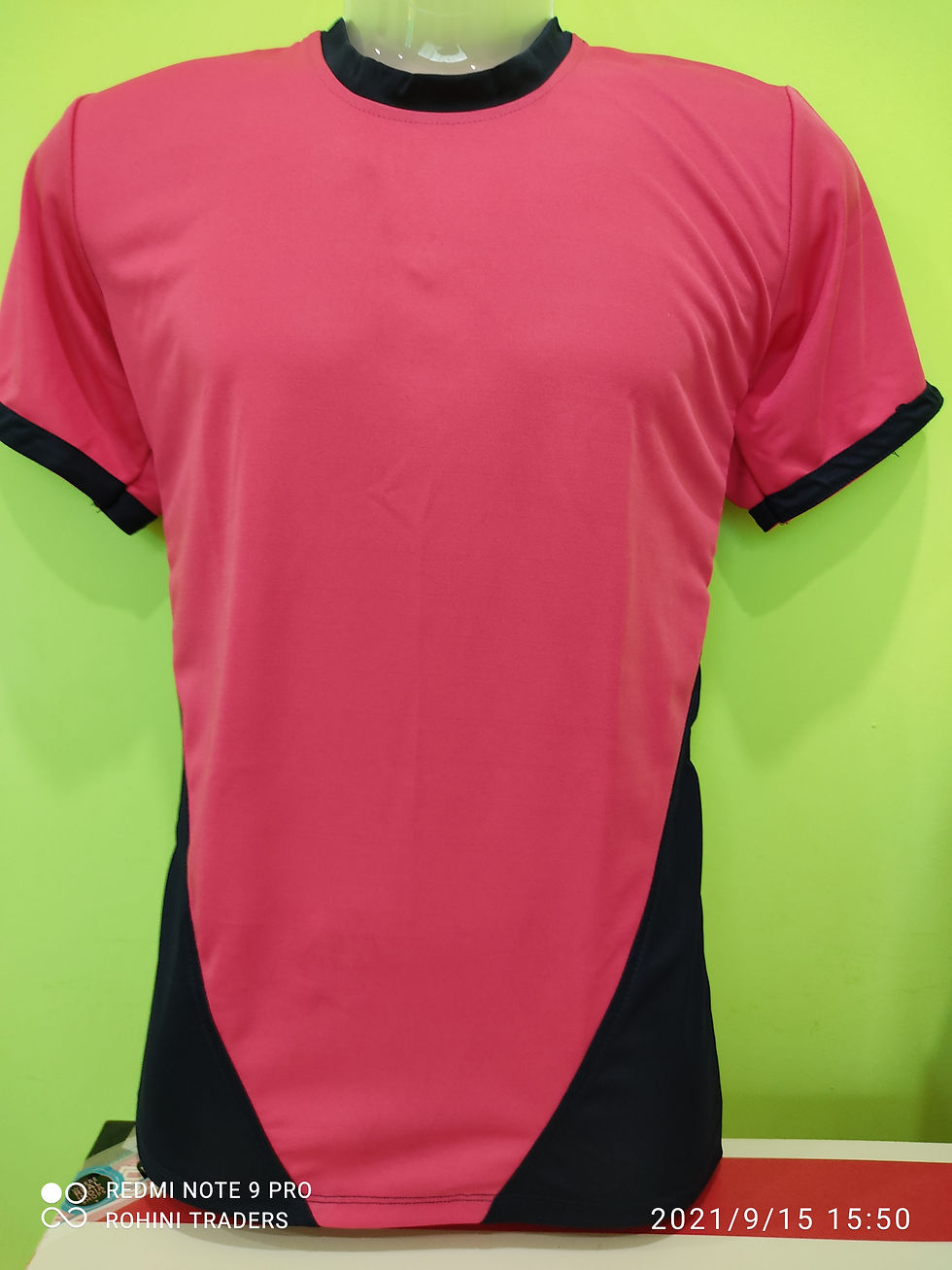 Thumbnail: Polyester round neck T shirt