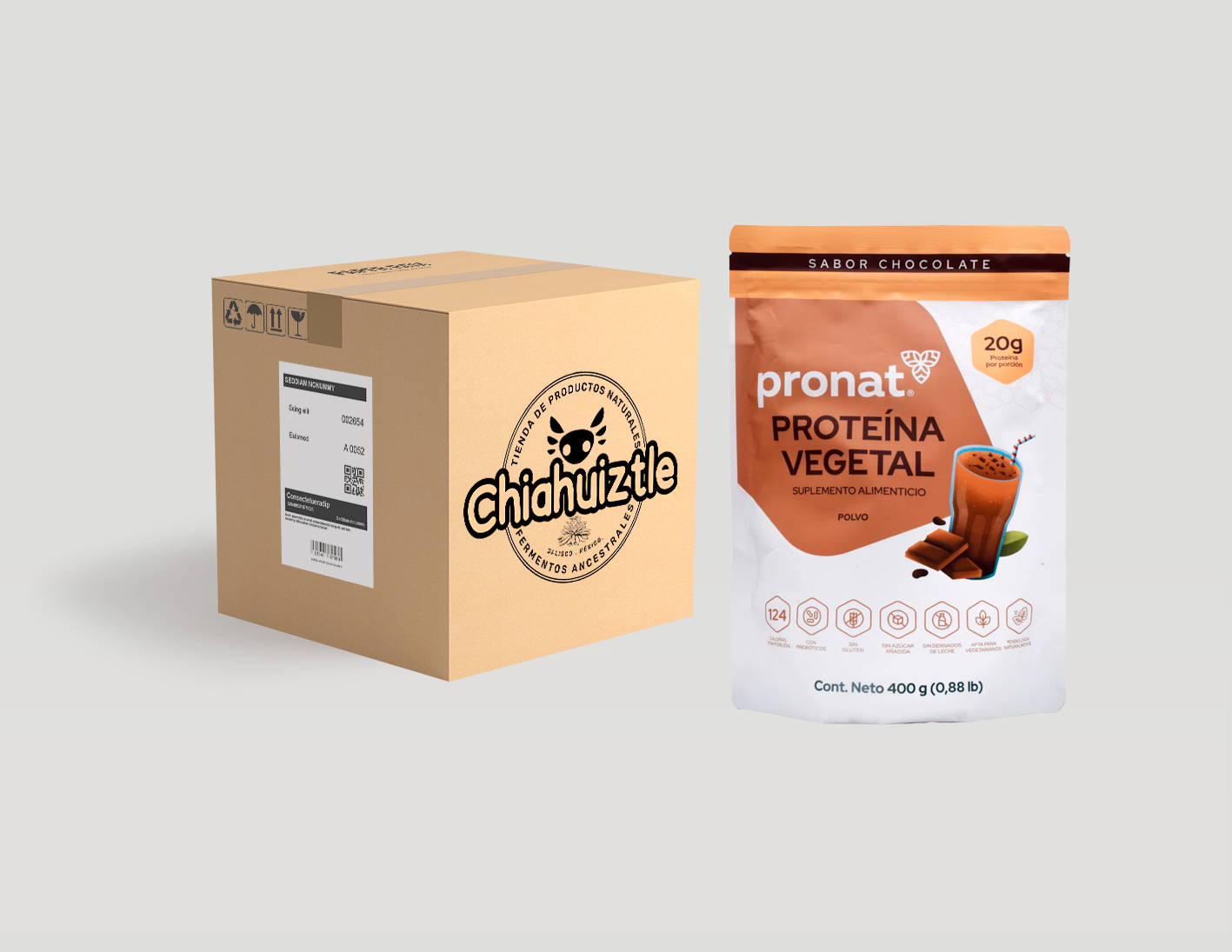 Proteína Vegetal 400 G chocolate