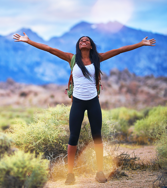 Woman Enjoying Nature