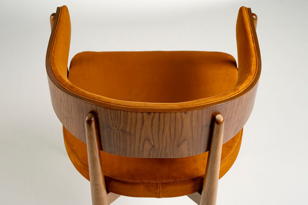 Miniature : modern wooden chair