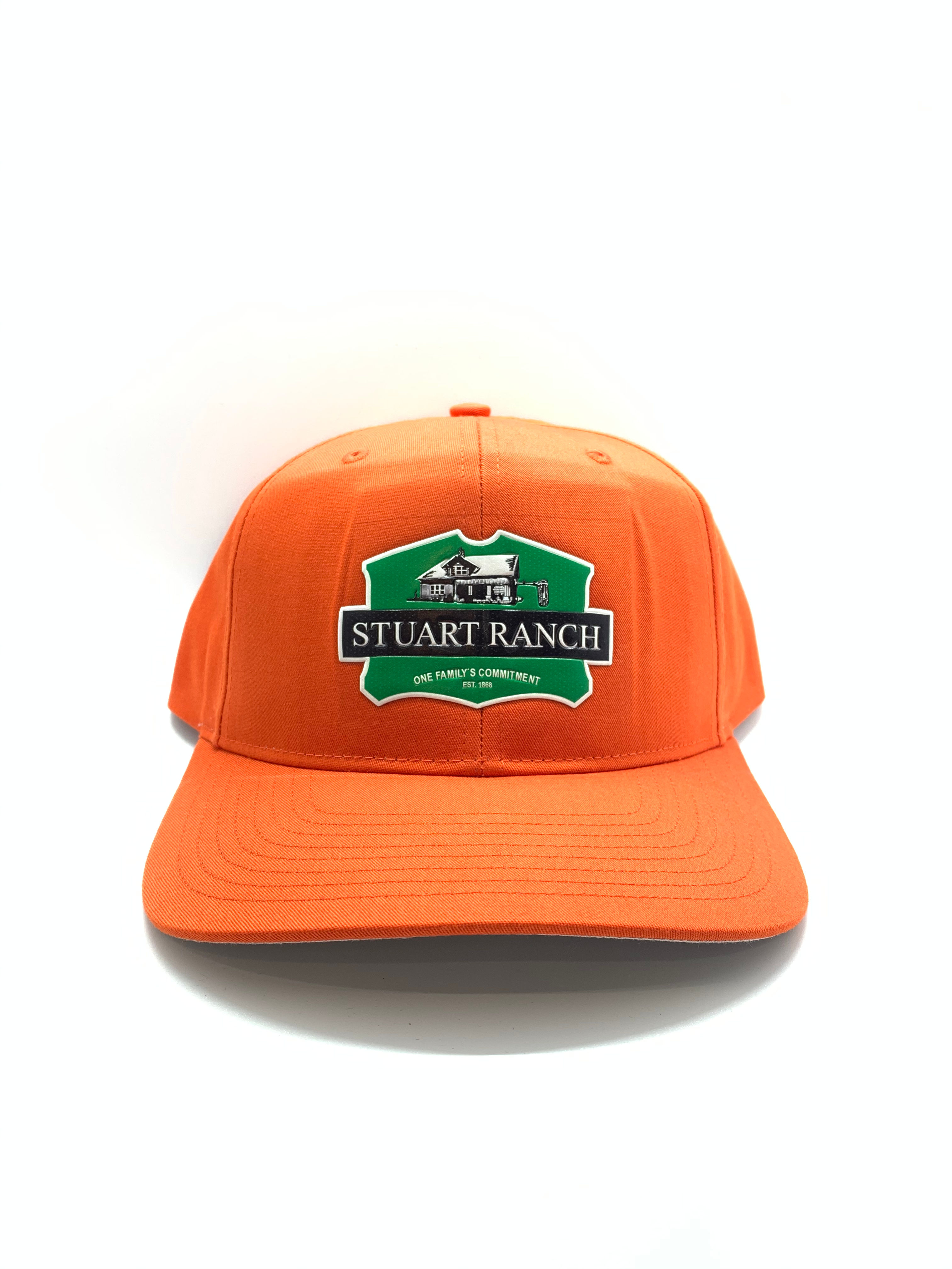 Big House Patched Structured Snap Back Blaze Orange Hat