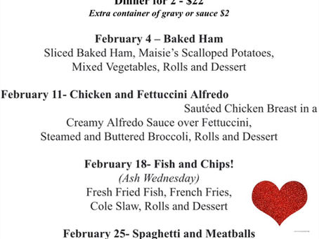 Family Dinner To-Go! February 2026