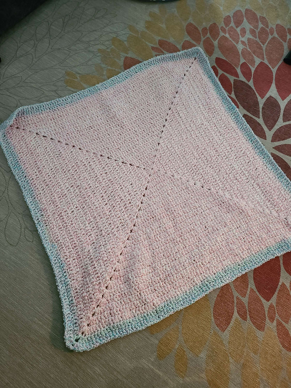 Thumbnail: Sweet pea baby blanket