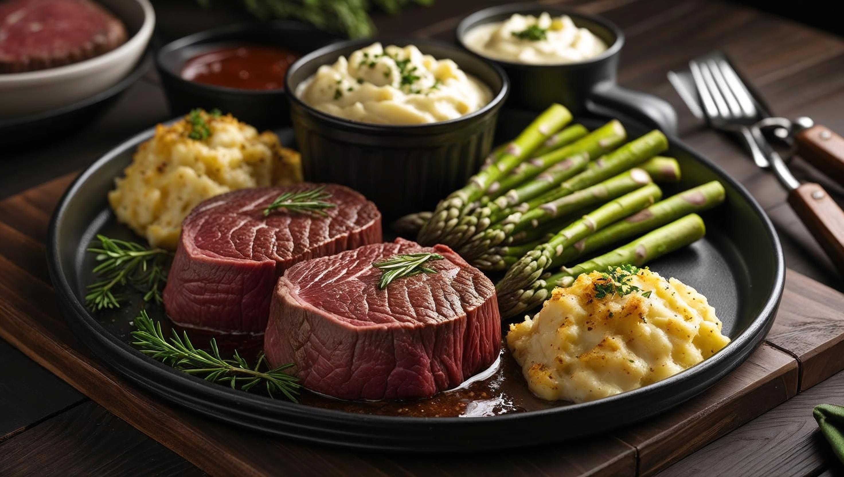 Arranged Food and Objects