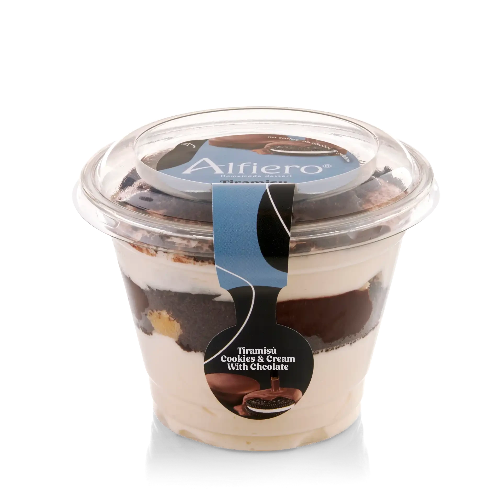 Tiramisu Koekjes & room met chocolade doos 12 st.
