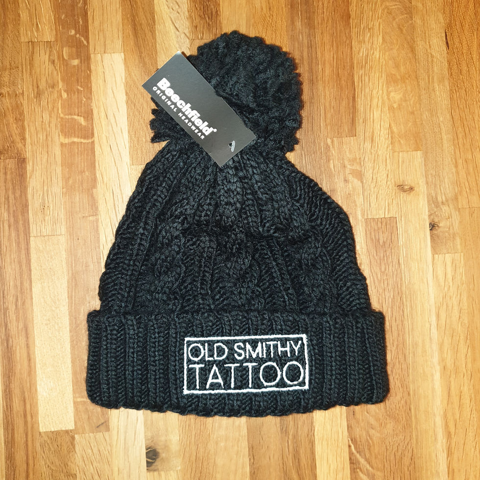 Thumbnail: Cable Knit Bobble Beanie