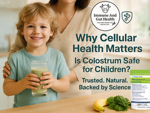 Is colostrum safe for children?