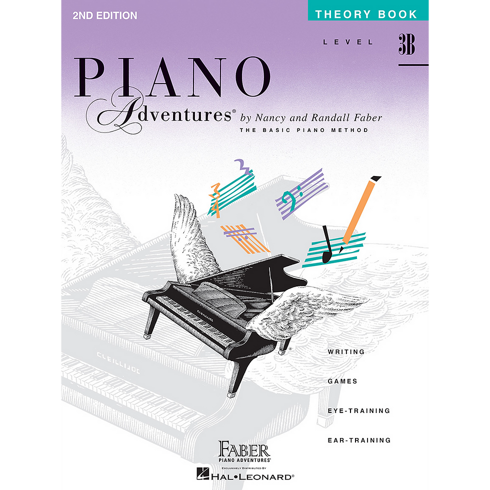 Faber Piano Adventures Theory Book: Level 3B