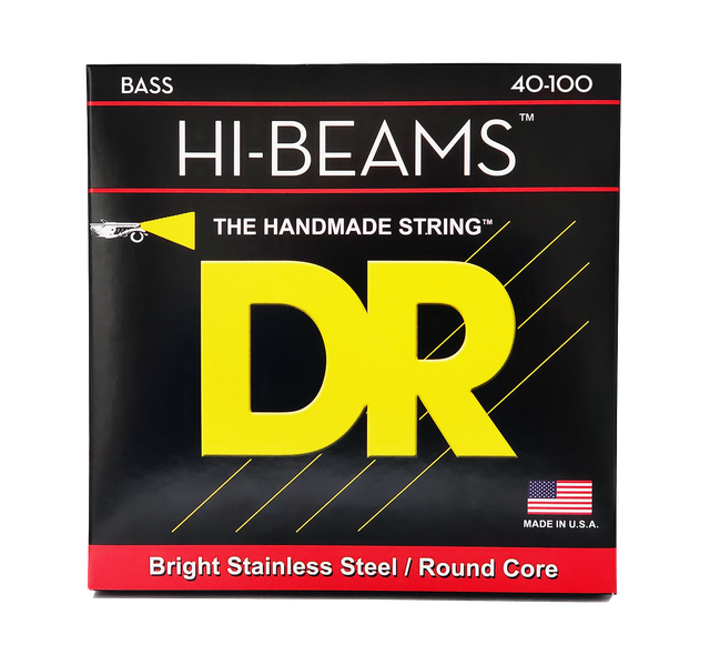 DR Hi-Beams Stainless Steel Bass Guitar Strings 40-100 LR-40