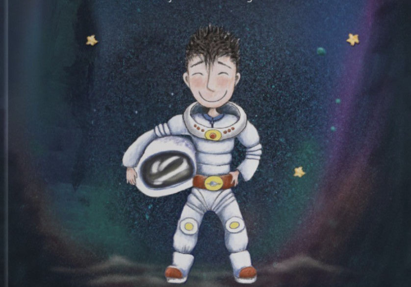 Steven Sterman, astronaut in het kinderboek De wonderlijke ruimtereis van Steven Sterman