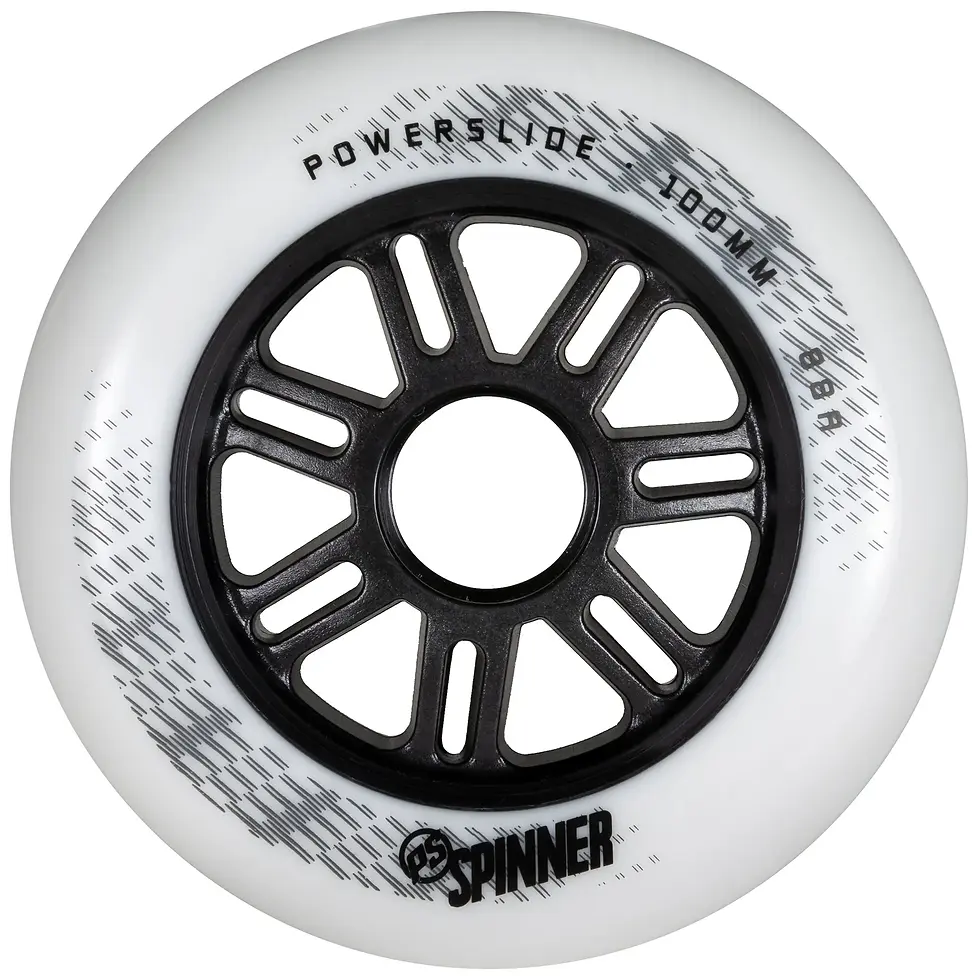 Thumbnail: Powerslide Spinner White Wheels 72/76/80/90/100mm