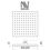 Thumbnail: Nikles Fresh square 200 showerhead NK-D3105/T1N