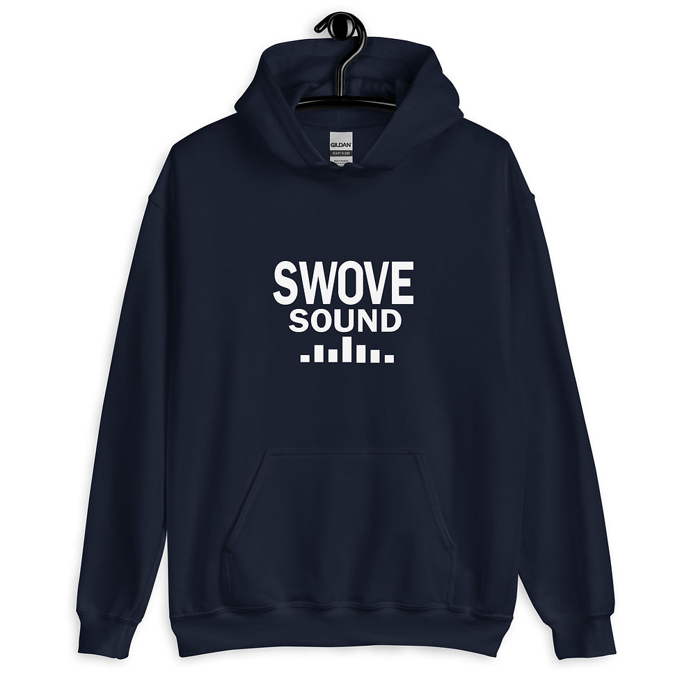Thumbnail: SwoveSound Unisex Hoodie (White Logo)