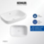 KOHLER ModernLife Countertop-Mounted Vessel Lavatory Bathroom Basin