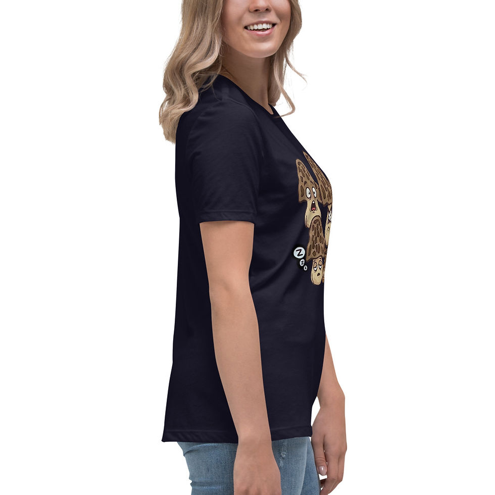 Thumbnail: "Bad Morels" Mushroom - Women's Relaxed T-Shirt
