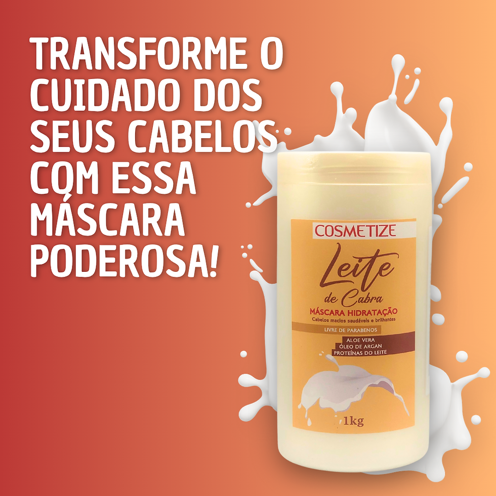 Miniatura: Máscara Hidratação Leite de Cabra 1kg Cosmetize