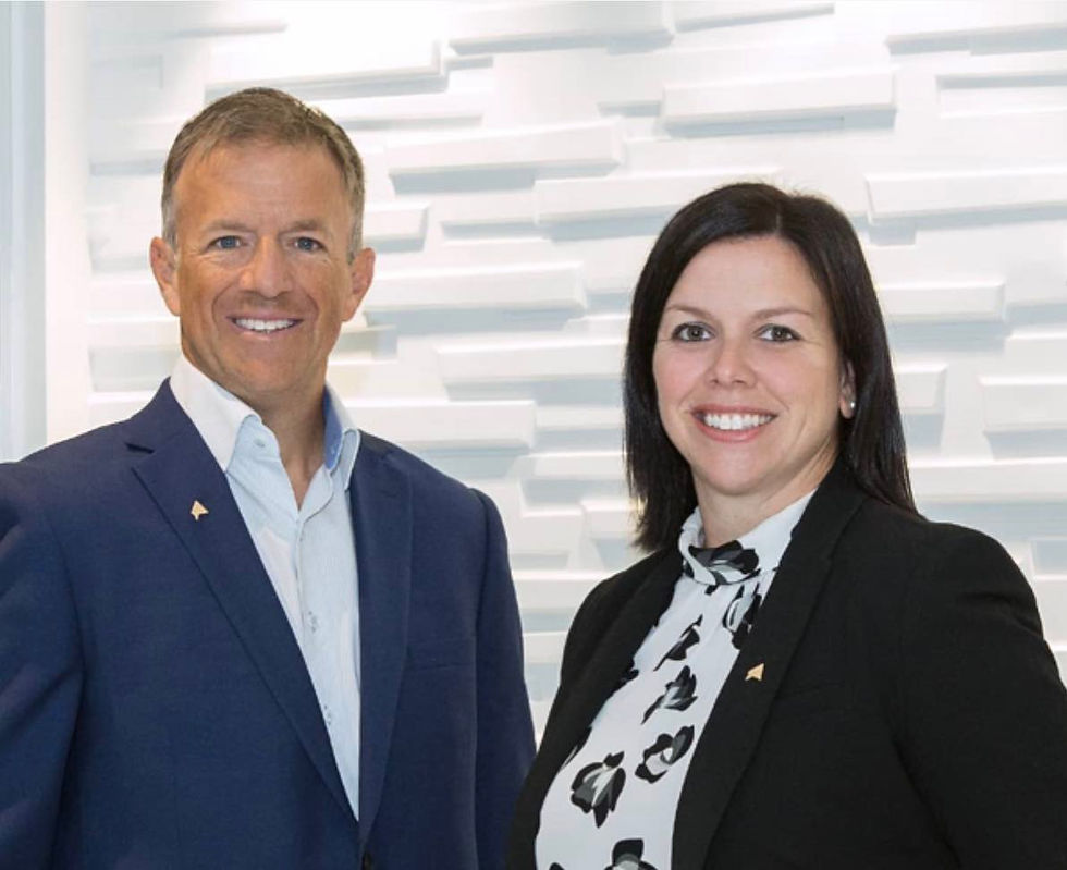 Frédéric Levasseur et Laurie Noreau de Groupe RDL