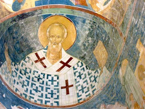 Fresco de Dionisio en la Catedral de la Natividad de la Theotokos