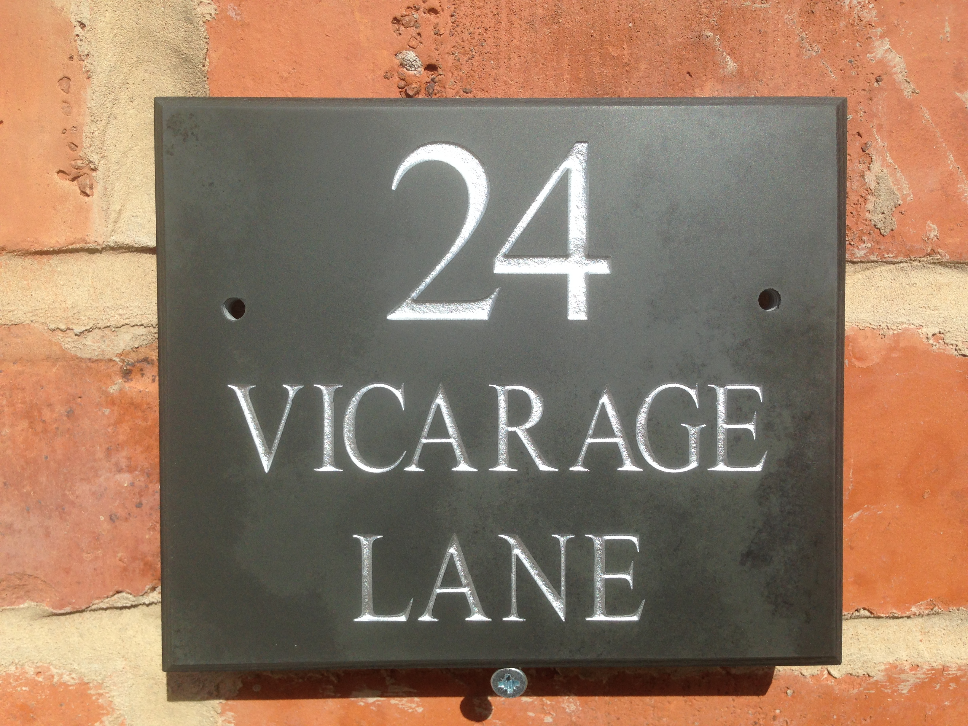 Slate house signs by Slate Signs Direct Ltd