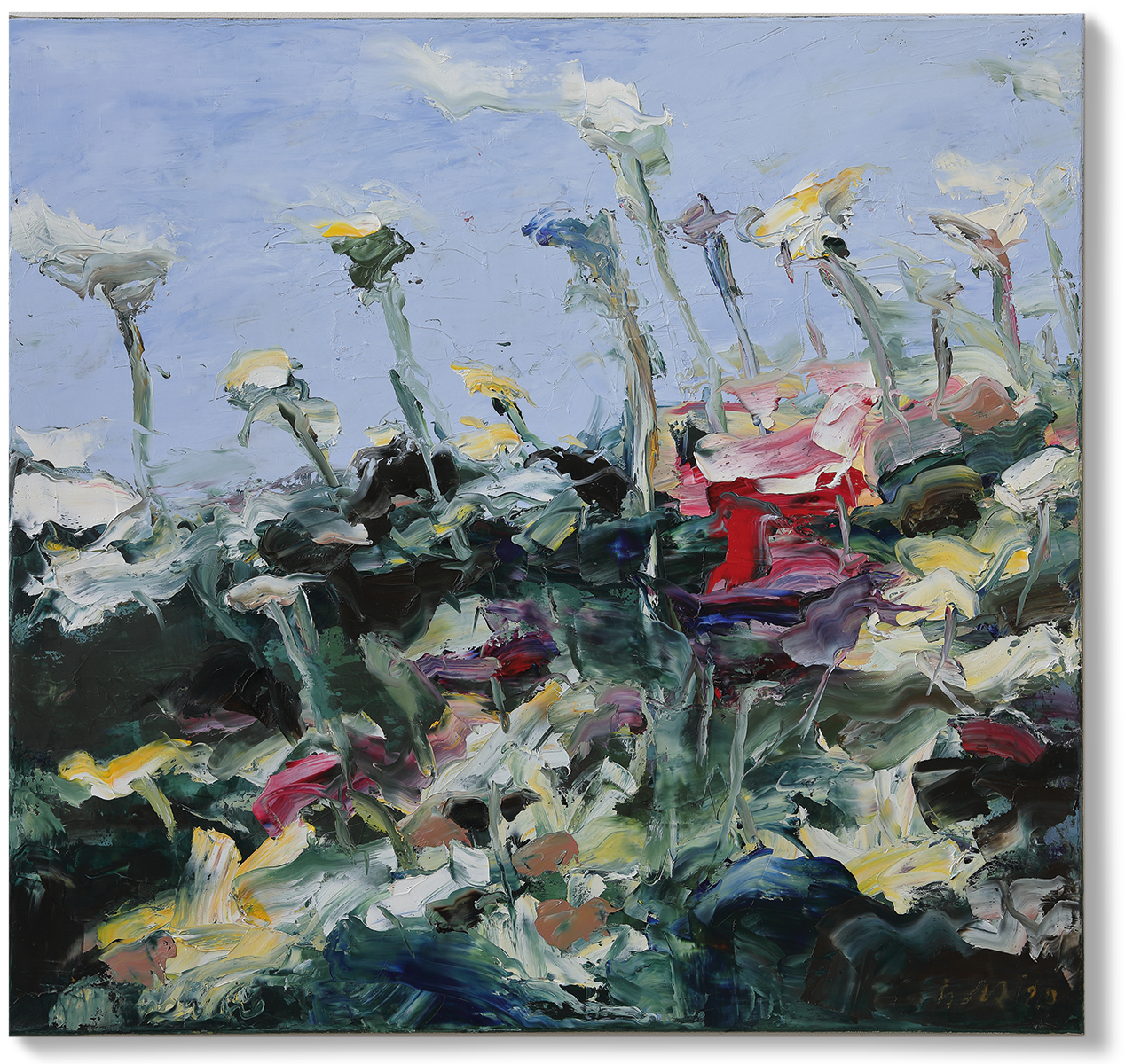 Il giardino | 2020 | Öl auf Leinwand | 80 x 85cm