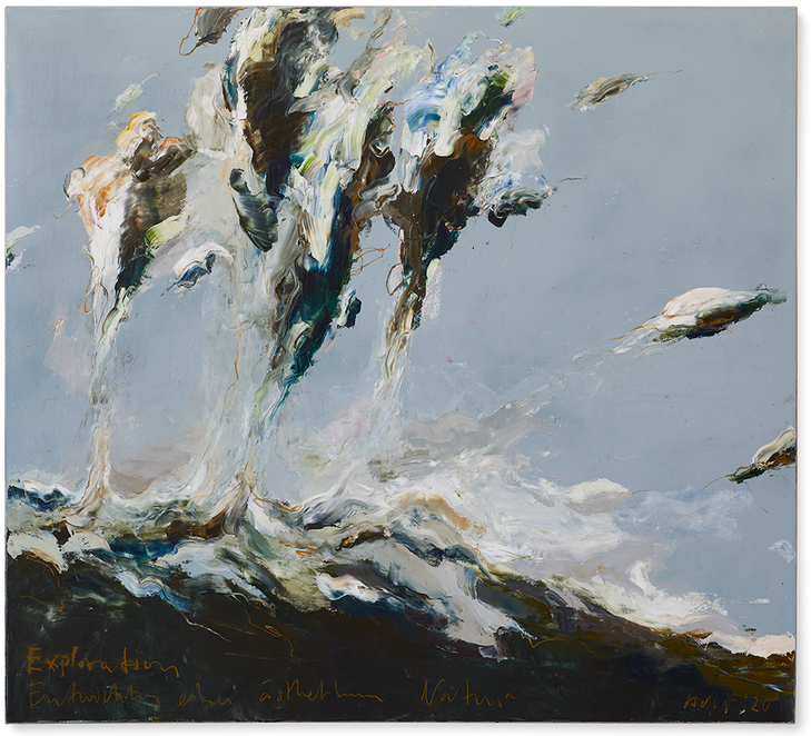 Exploration | 2020 | Öl auf Leinwand | 160 x 180 cm
