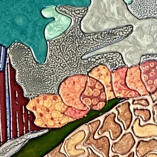 Thumbnail: BOATHOUSES  --  30 X 30 in. - 76 x 76 cm.