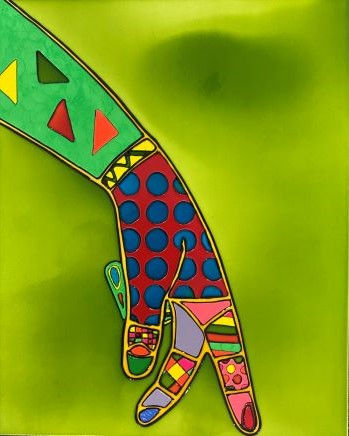 Miniature : MAINS -- 48 X 72 po -- 122 x 183 cm.