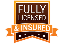 fully licensed and insured graphic