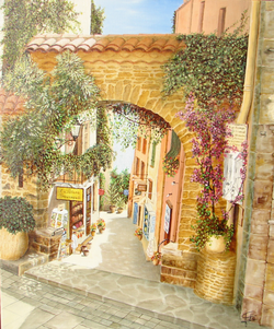 Ruelle à Bormes les mimosas