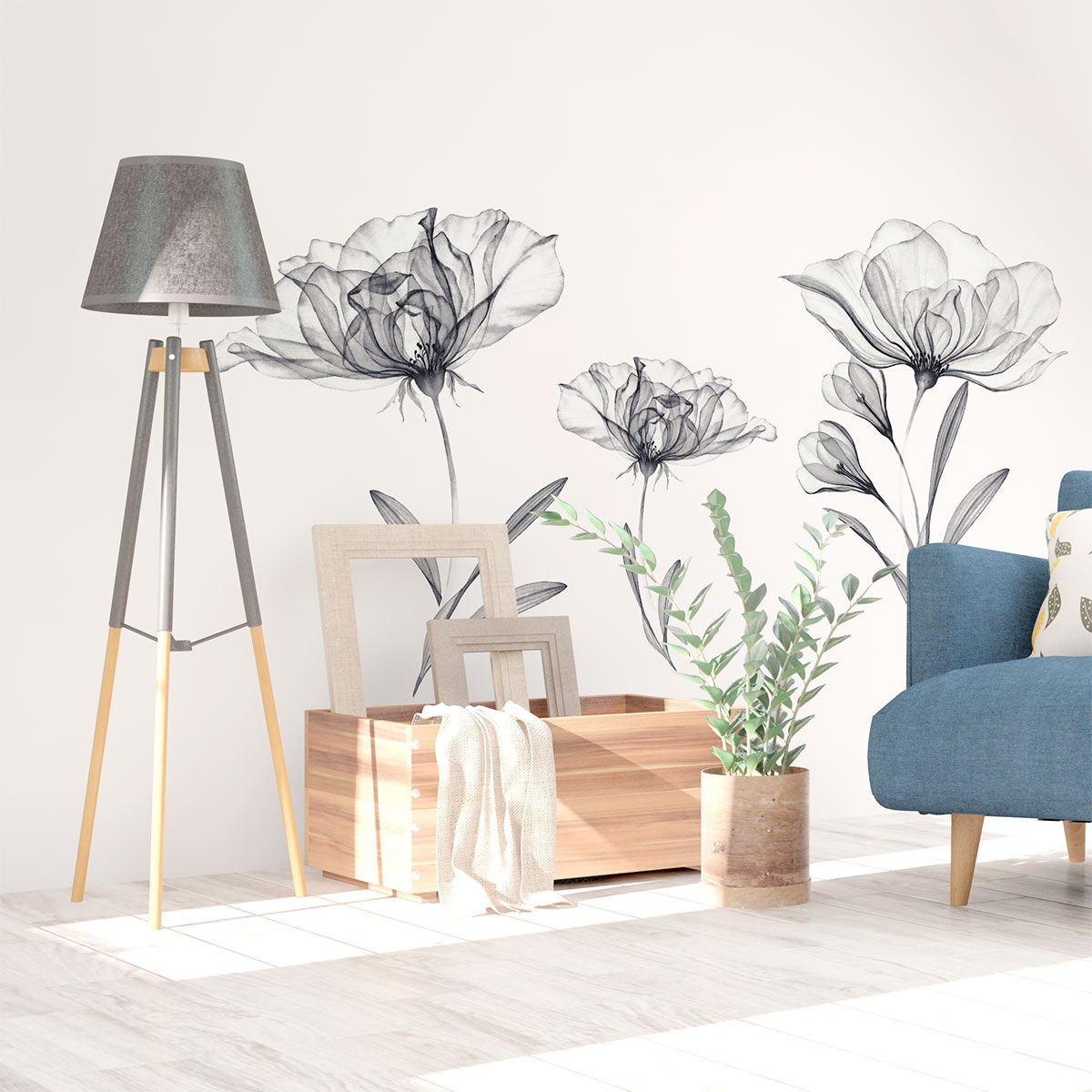 Vinilos Autoadhesivos Flores - VDC010