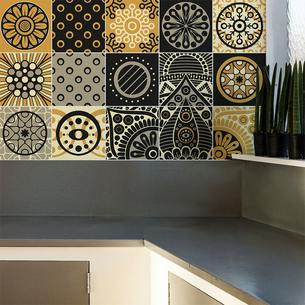 Thumbnail: Vinilos para azulejos - 10 unidades - VA024