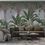 Miniatura: Mural Tropical Columnas con Hojas de Plátano - MT604