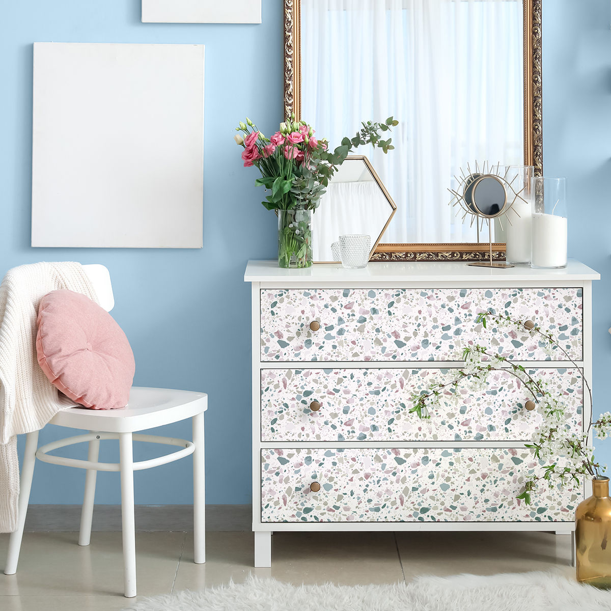 Vinilo para Muebles Terrazo Modelo - MT3537