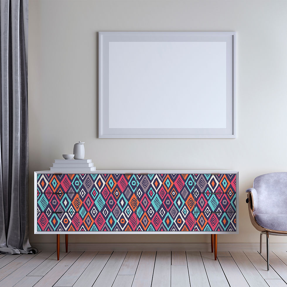 Miniatura: Vinilo para Muebles Étnico - MET2345