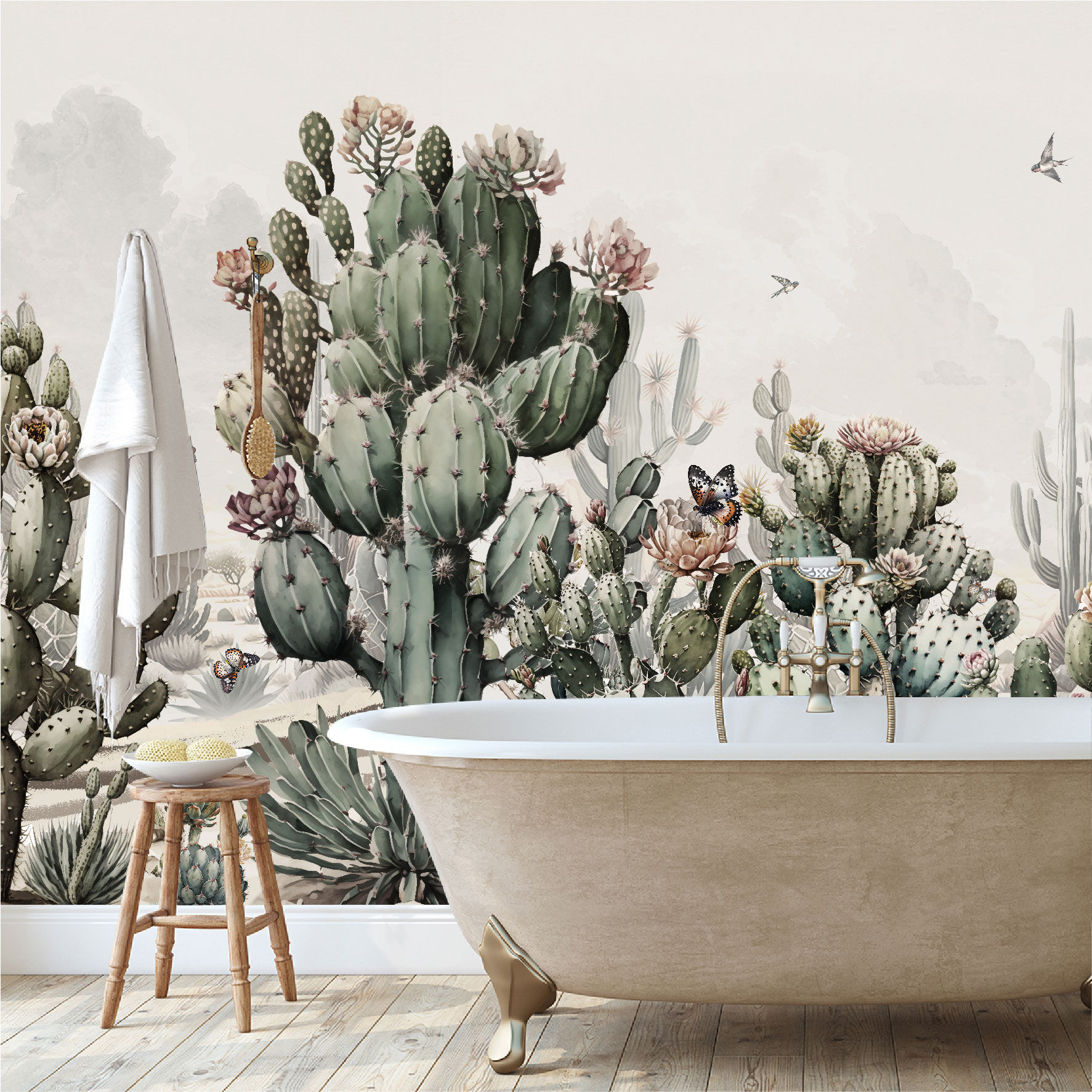 Mural Tropical Cactus - MT393