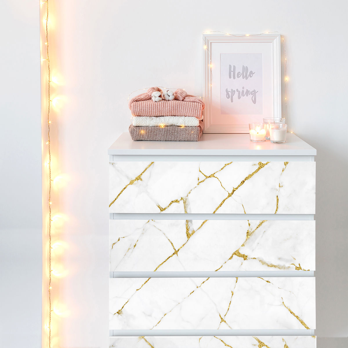 Vinilo Autoadhesivo Simil Marmol - 100x100cm - MM3348