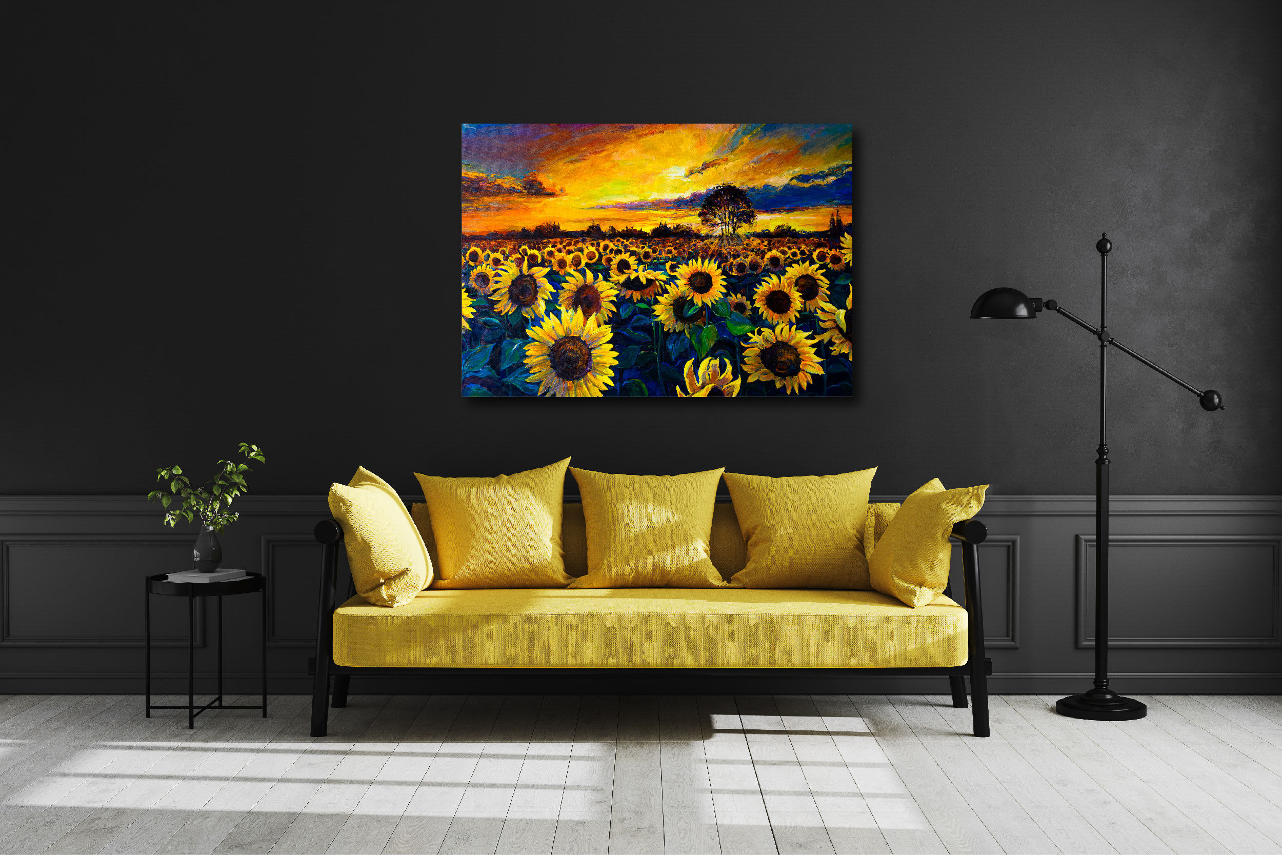 Cuadro Bastidor Impreso en Canvas - Modelo Margarita - CB045