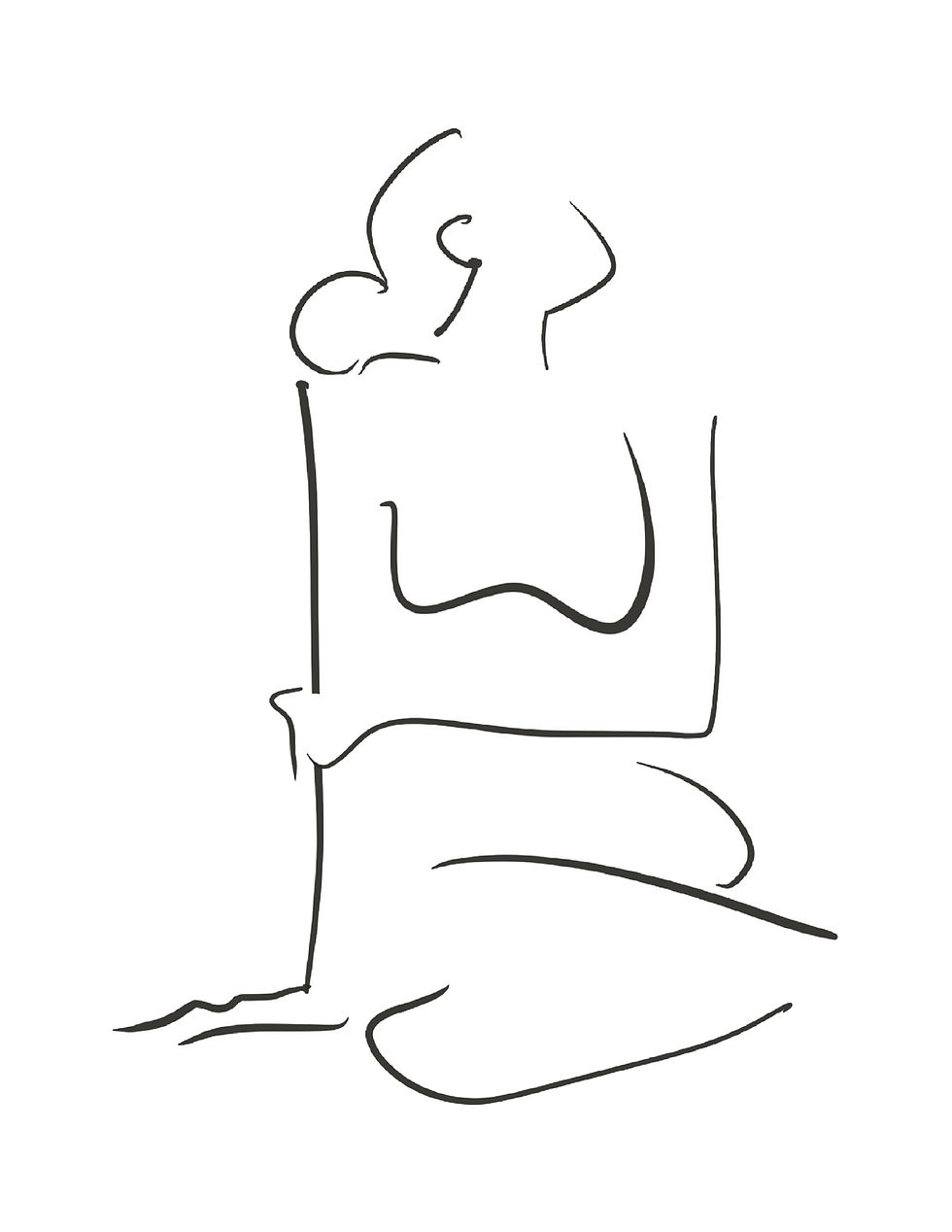 Thumbnail: Lost Gaze Art Print