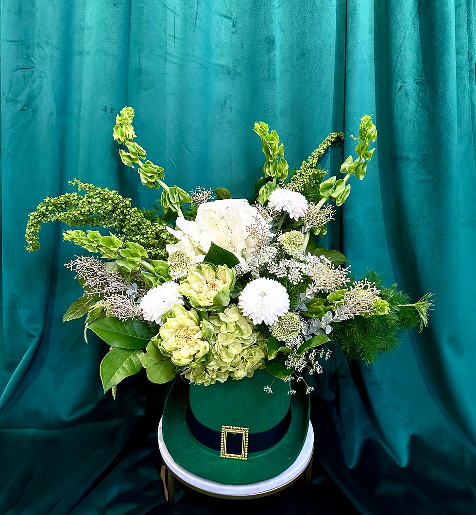 St. Patrick's Day Fresh Flower Workshop 
